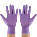 Waterproof Industrial Use Purple Nitrile Gloves